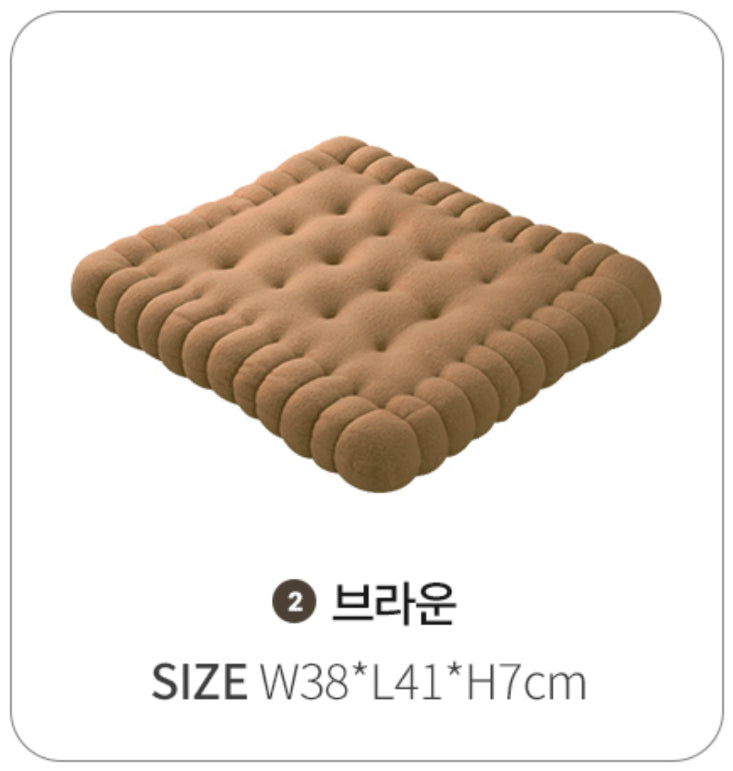 비스킷 방석 (2 colors)