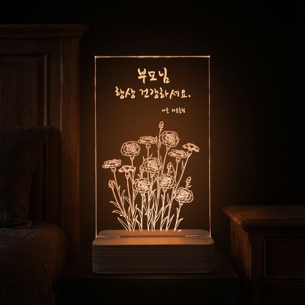 맞춤제작 일러스트 무드등