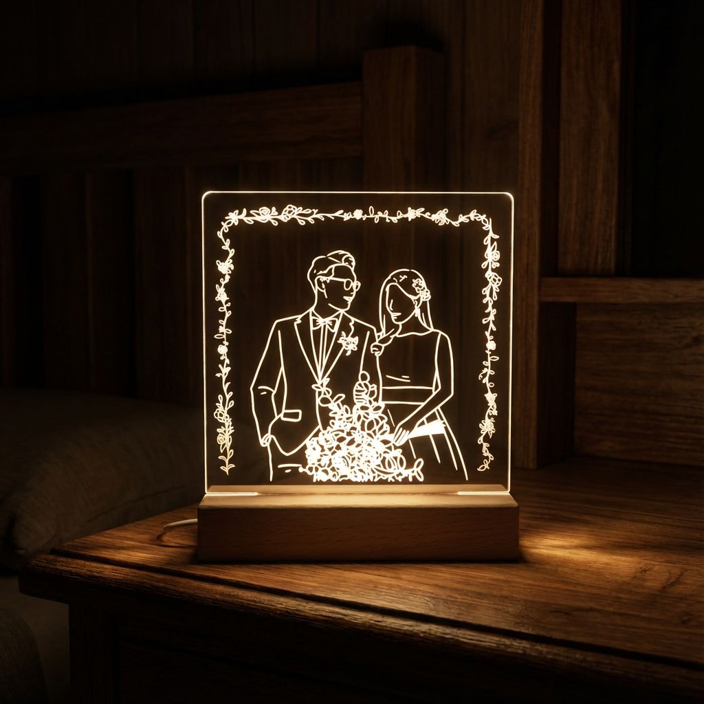 맞춤제작 일러스트 무드등