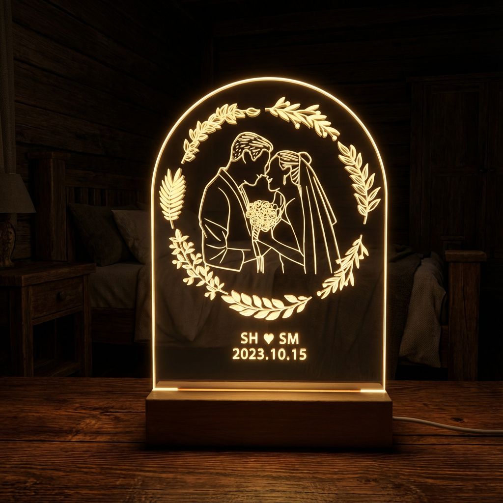 맞춤제작 일러스트 무드등