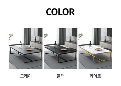 심플 스퀘어 거실 테이블 (3 colors)