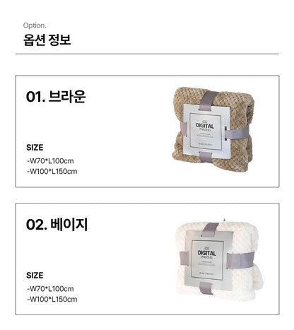 극세사 와플 담요 (2 colors)