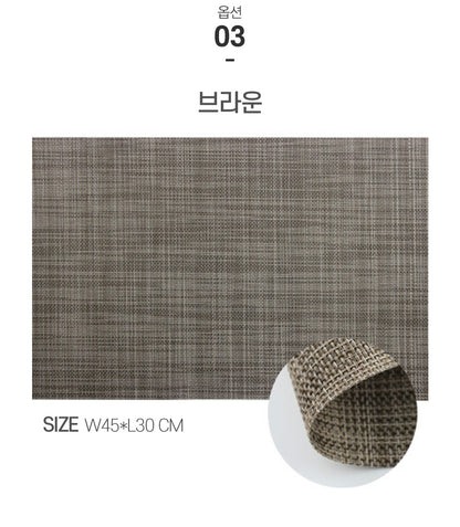 린넨 식탁매트 (4 colors)