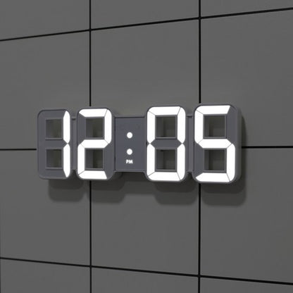 모던 화이트 LED 시계